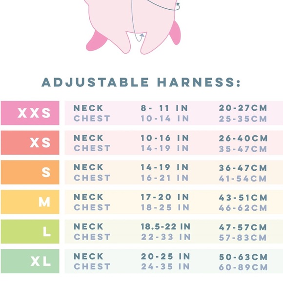 COPY - Sassy Woof Adjustable Dog Harness - Sassy Stripes - Picture 4 of 4